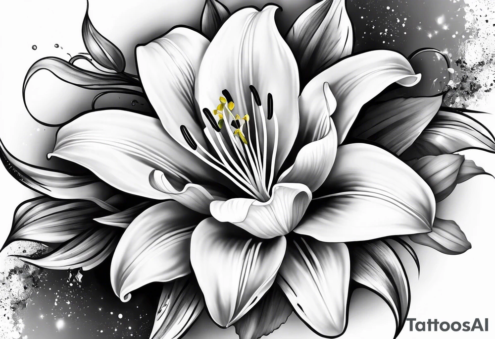 Lily tattoo idea