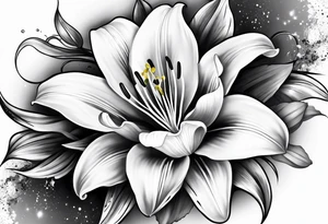 Lily tattoo idea