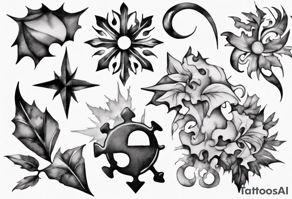 jigsaw puzzle tattoo idea