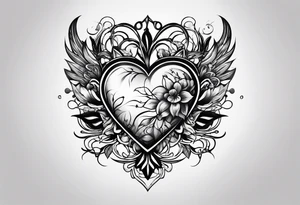 Healing heart tattoo idea