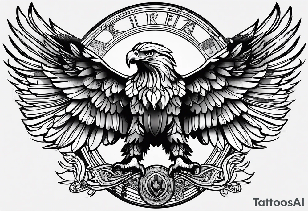 Roman Eagle tattoo idea