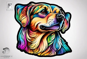 Play dough dog tattoo idea