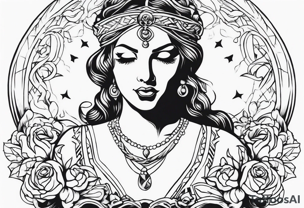 estátua chorando tattoo idea