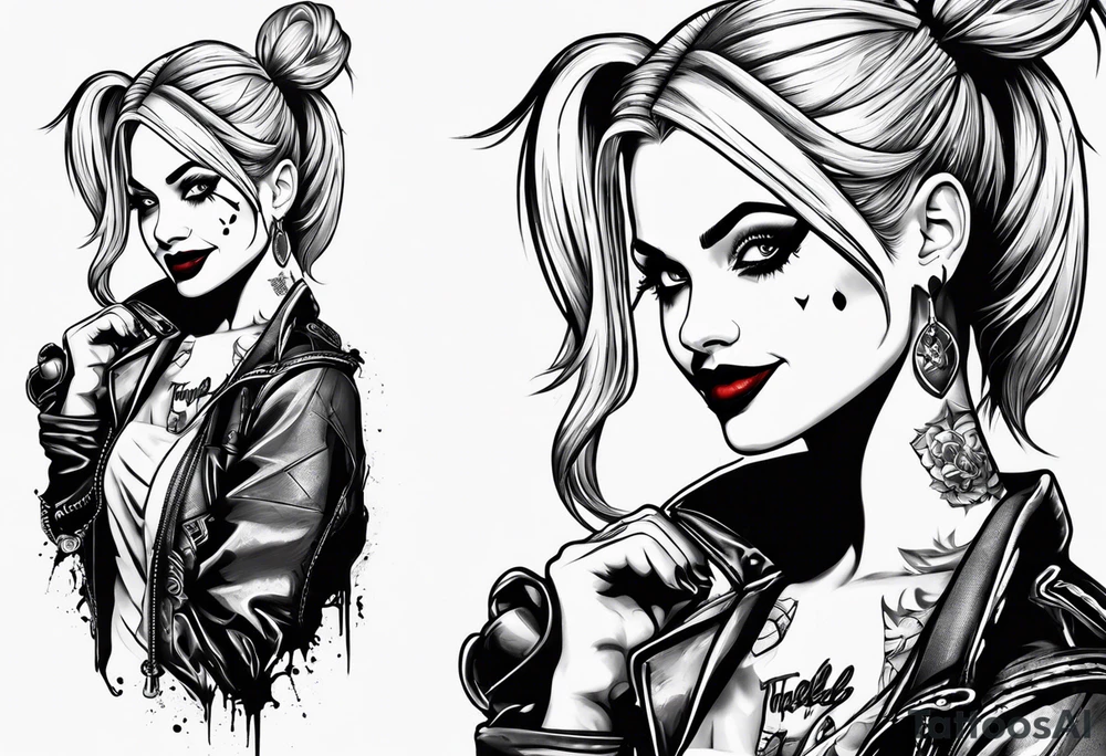 Harley Quinn tattoo idea