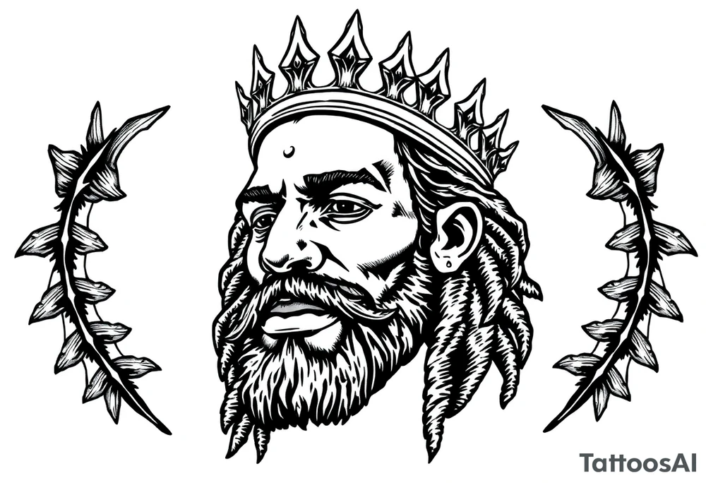 king selassie tattoo idea