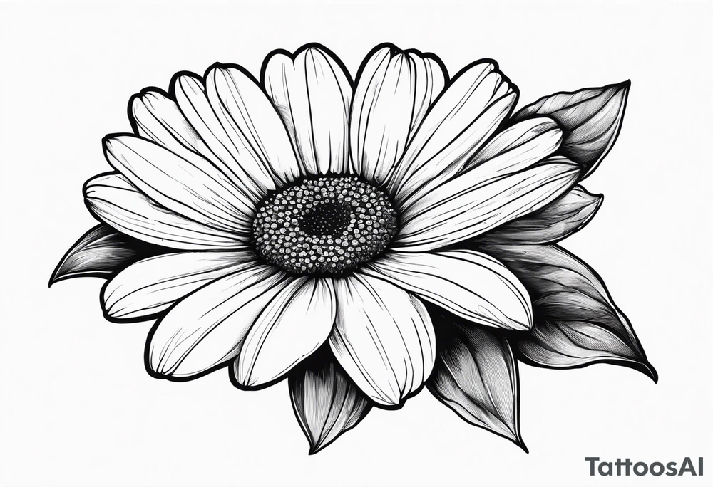 The bible verse proverbs 22:6 with a daisy flower and cross tattoo idea