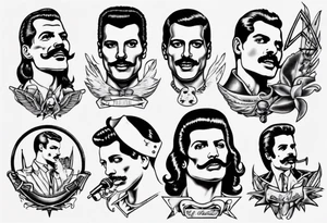 freddie mercury tattoo idea