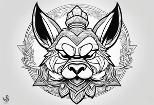 The looney tunes character taz tattoo idea