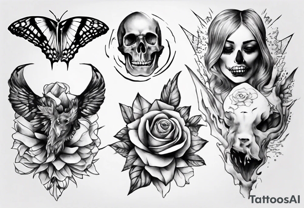 dyr realistic tattoo idea