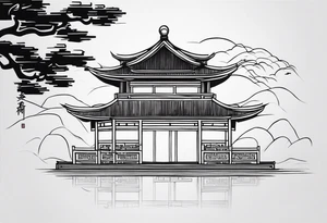 Chinese wall, realistic, art, tattoo idea