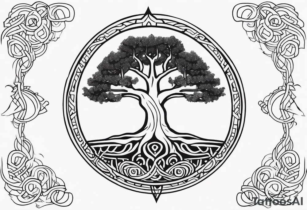 Yggdrasil tattoo idea