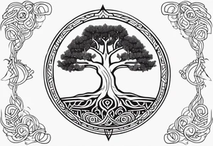 Yggdrasil tattoo idea