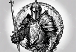 Knight tattoo idea
