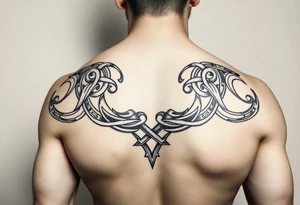 Celtic tribal arm sleeve tattoo idea