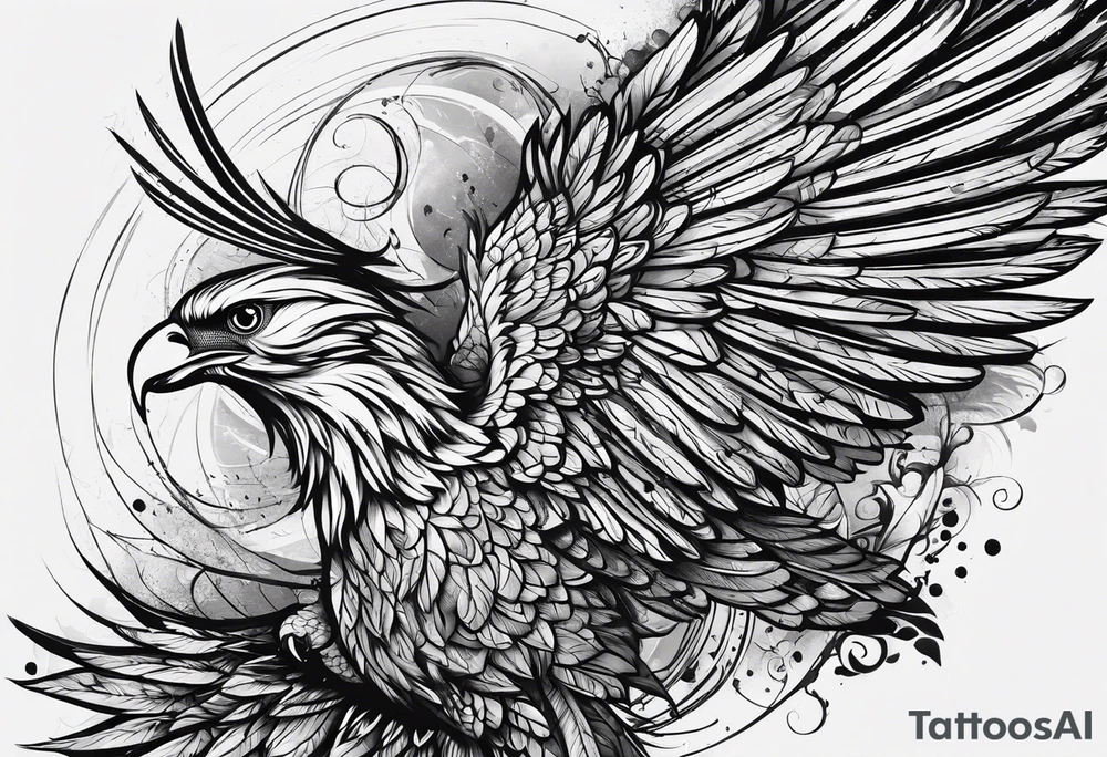 one day, i am going to grow wings tattoo idea