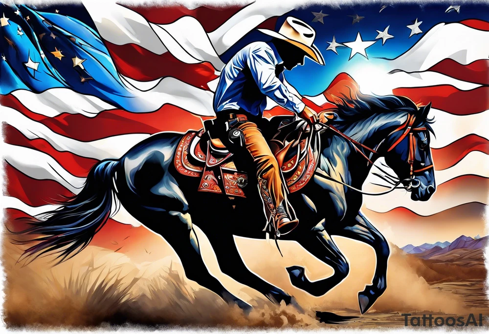 Cowboy tattoo idea