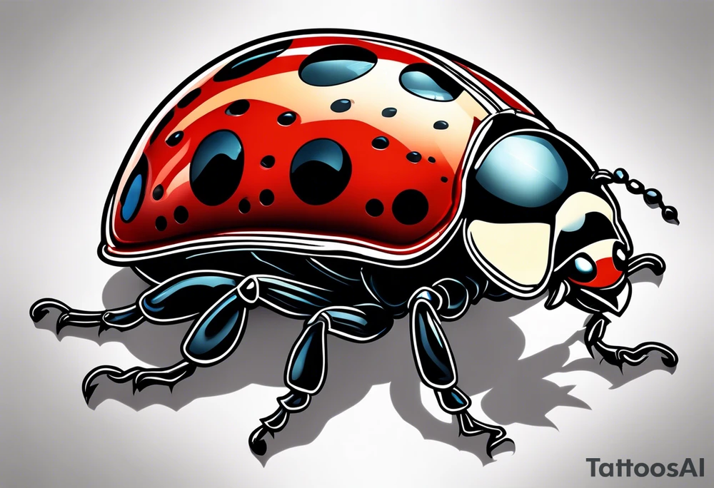 Lady bug tattoo idea