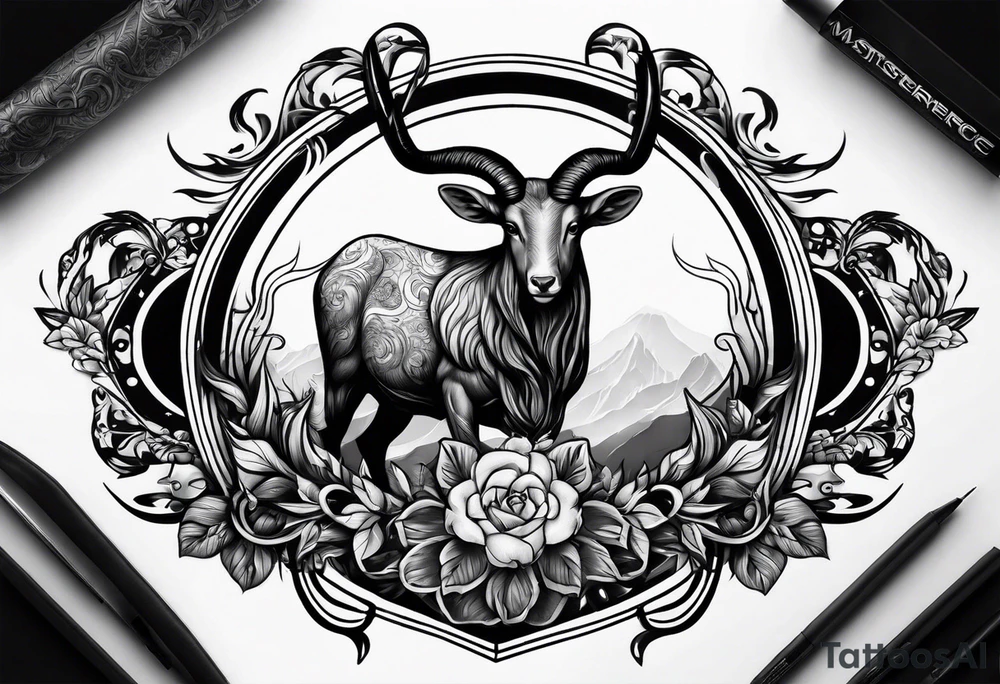 Fire Aries tattoo tattoo idea