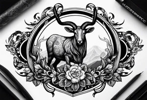 Fire Aries tattoo tattoo idea
