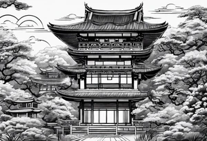 Oriental forearm tattoo representation of consistency tattoo idea