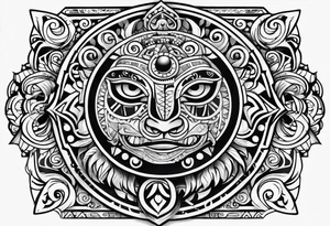 A puerto rican taino tribal tattoo tattoo idea