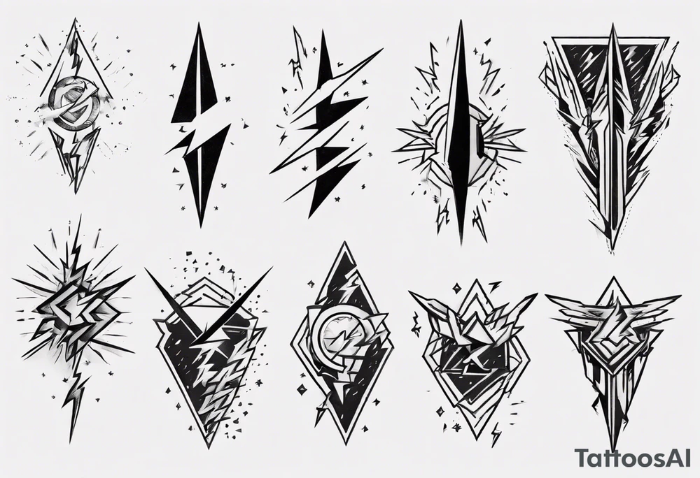 lightning tattoo idea