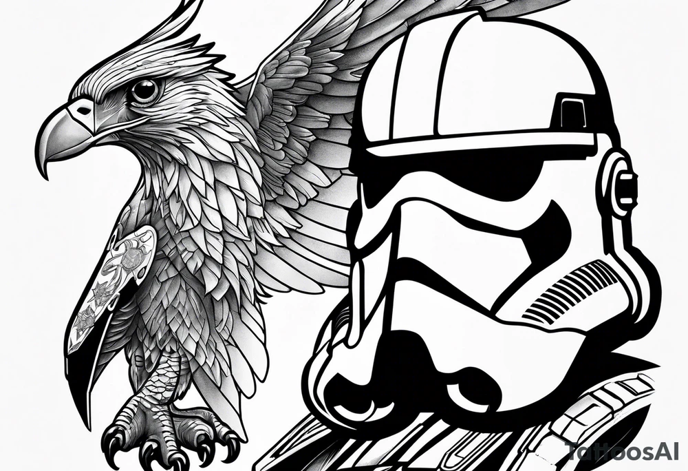 Star Wars, Captain Rex, Pistols drawn, Phoenix Squadron Helmet, tattoo idea