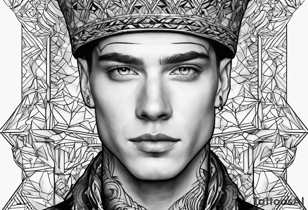 Create a tattoo of Jakob Inglebritzen’s face tattoo idea
