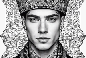 Create a tattoo of Jakob Inglebritzen’s face tattoo idea