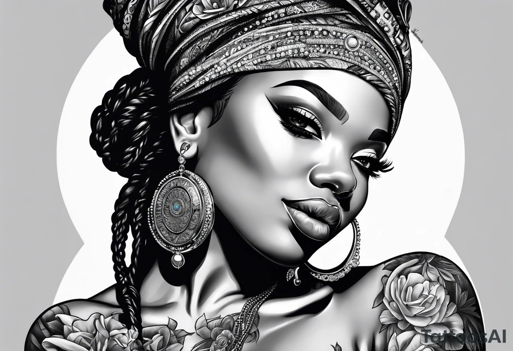 black lesbians and music tattoo idea