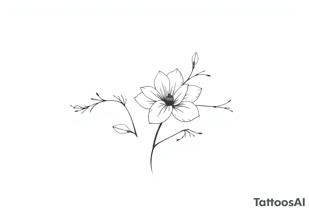 Flower that represents a he birth months april tattoo idea