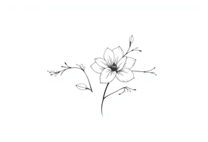 Flower that represents a he birth months april tattoo idea