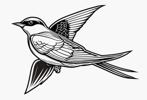 swallow american traditional tattoo idea