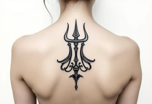 Lord Shiva trishul tattoo idea