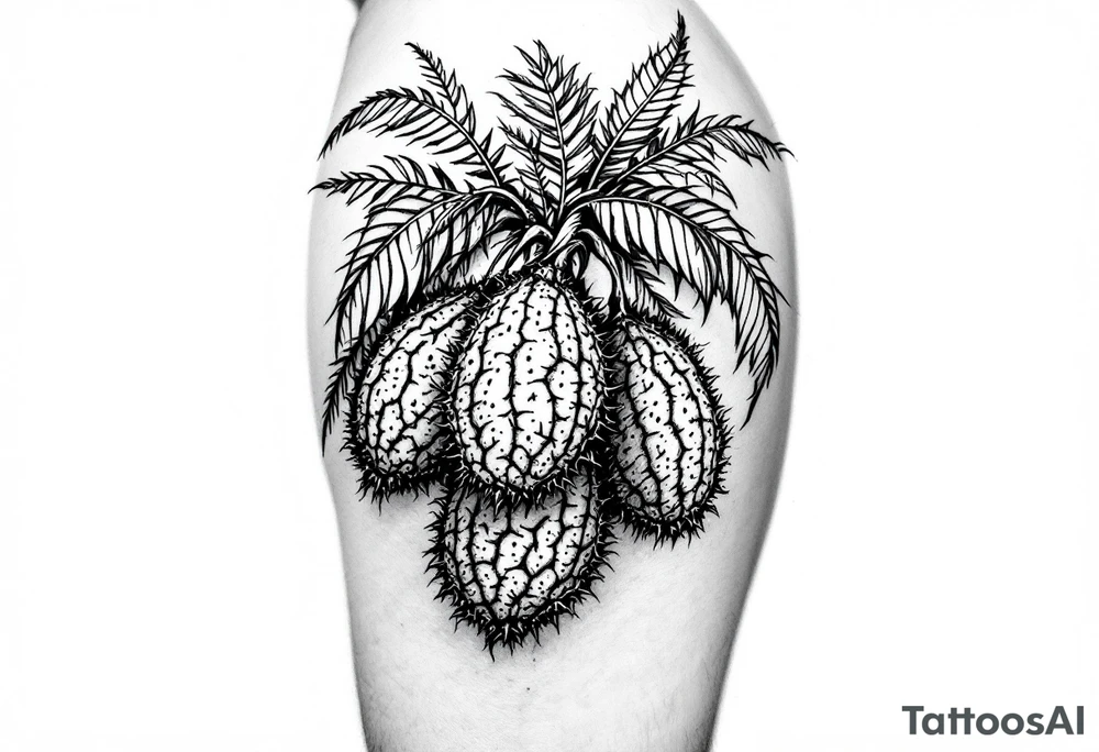 Breadfruit tree tattoo idea