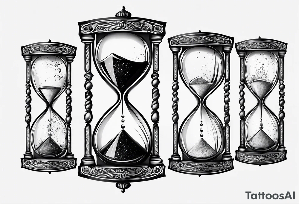 Hourglass tattoo idea