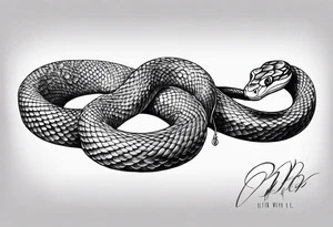 Snake wrapped around my arm tattoo idea