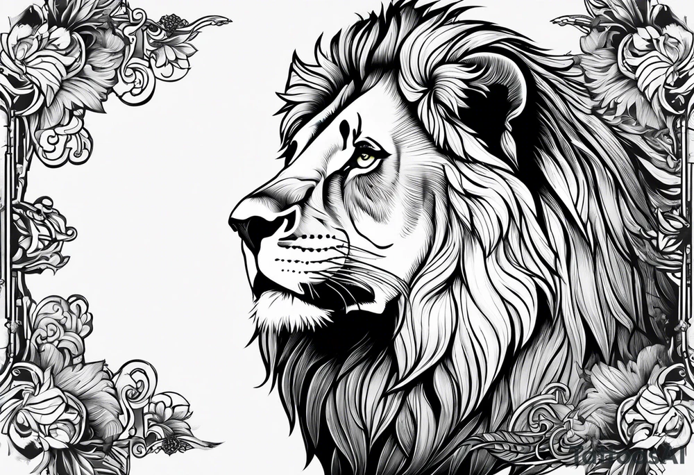 Lion tattoo idea