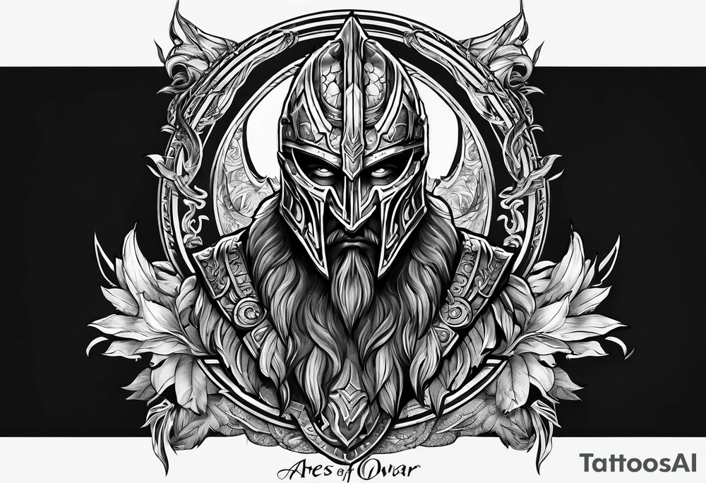 Ares God of War tattoo idea