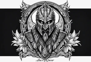 Ares God of War tattoo idea