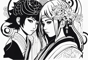 Hinata and hanabi tattoo idea