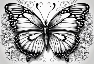 Butterflies tattoo idea