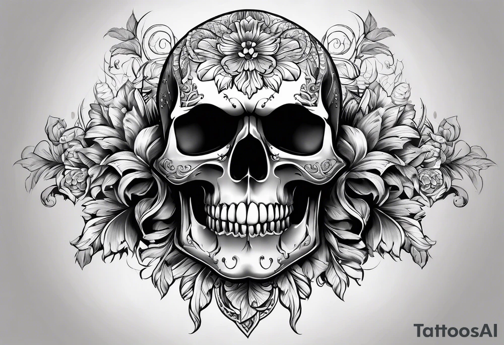 skull tattoo idea