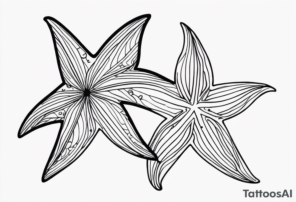 star fish tattoo idea