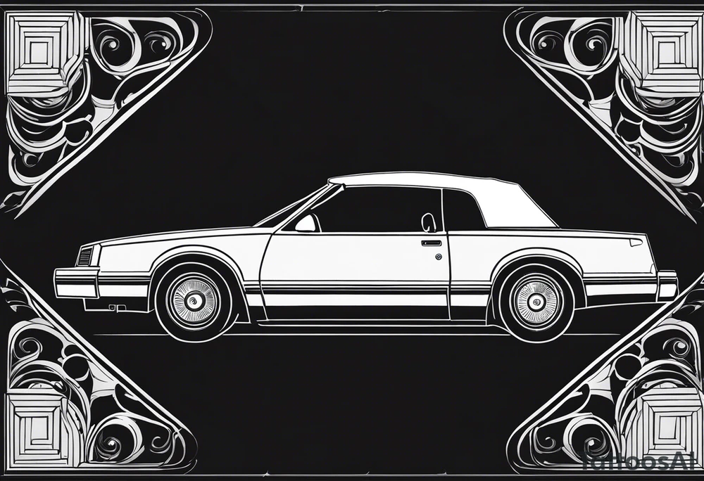 1984 Chrysler lebaron convertible tattoo idea