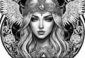 arc angel tattoo idea