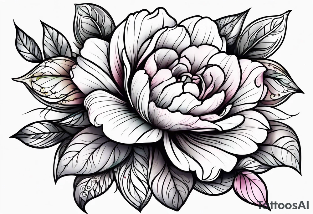 flower tattoo idea