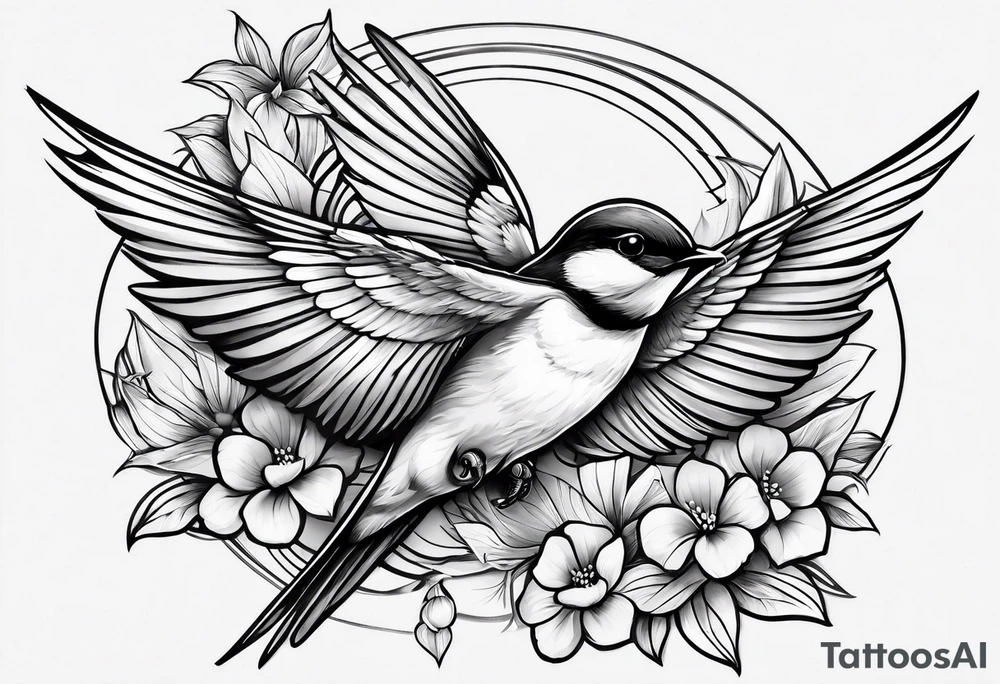 Swallows tattoo idea