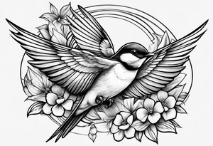 Swallows tattoo idea