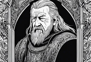 Lord of the Rings 
King Theoden forth Erolingas charge tattoo idea